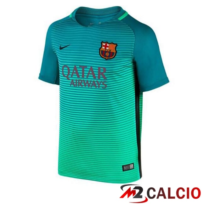 Maglie Calcio Personalizzate,Tute Calcio Squadre,Maglia Nazionale Italiana Calcio | Maglie Calcio FC Barcellona Retro Terza Verde 2016-2017