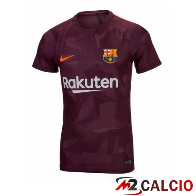 Maglie Calcio Personalizzate,Tute Calcio Squadre,Maglia Nazionale Italiana Calcio | Maglie Calcio FC Barcellona Retro Terza Marrone 2017-2018