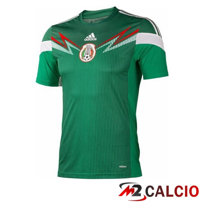 Maglie Calcio Personalizzate,Tute Calcio Squadre,Maglia Nazionale Italiana Calcio | Maglie Calcio Messico Retro Prima Verde 2014