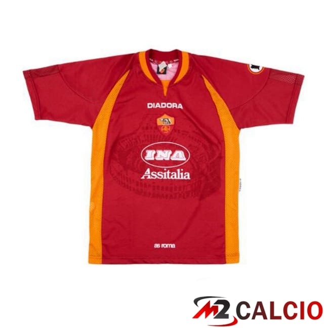 Maglie Calcio Personalizzate,Tute Calcio Squadre,Maglia Nazionale Italiana Calcio | Maglie Calcio AS Roma Retro Prima Rosso 1997-1998