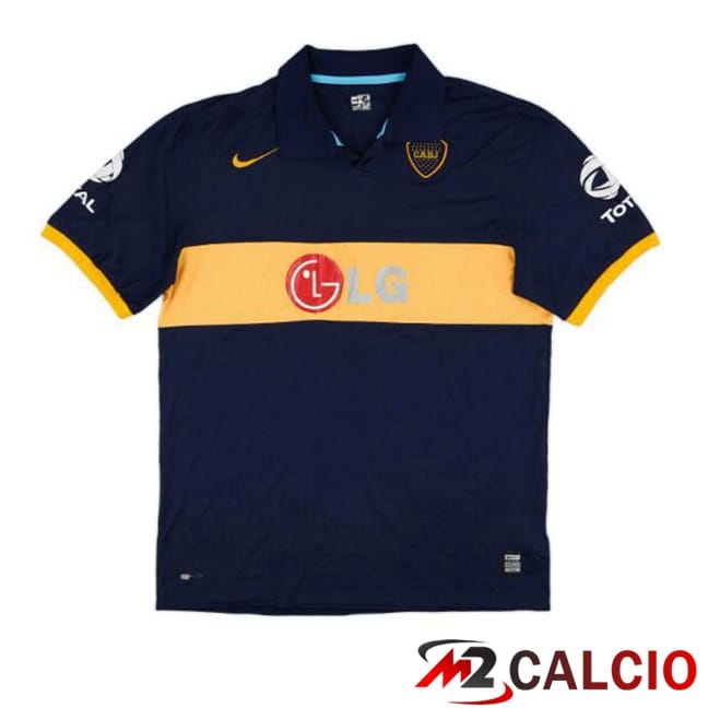 Maglie Calcio Personalizzate,Tute Calcio Squadre,Maglia Nazionale Italiana Calcio | Maglie Calcio Boca Juniors Retro Prima Blu Reale Giallo 2009-2010