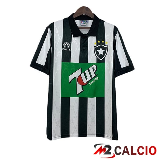 Maglie Calcio Personalizzate,Tute Calcio Squadre,Maglia Nazionale Italiana Calcio | Maglie Calcio Botafogo Retro Nero Bianco 1995