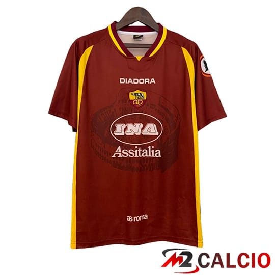 Maglie Calcio Personalizzate,Tute Calcio Squadre,Maglia Nazionale Italiana Calcio | Maglie Calcio As Roma Retro Prima 1997/1998