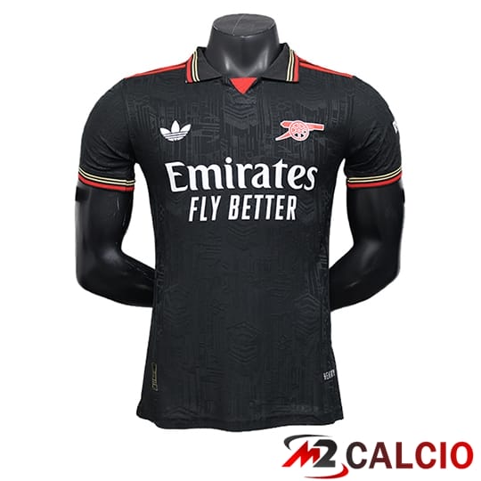 Maglie Calcio Personalizzate,Tute Calcio Squadre,Maglia Nazionale Italiana Calcio | Maglie Calcio Arsenal Special Edition Nero 2025/2026