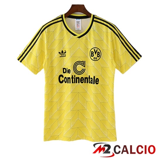 Maglie Calcio Personalizzate,Tute Calcio Squadre,Maglia Nazionale Italiana Calcio | Maglie Calcio Dortmund BVB Retro Prima 1988/1989