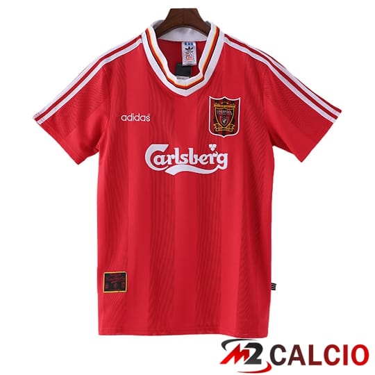 Maglie Calcio Personalizzate,Tute Calcio Squadre,Maglia Nazionale Italiana Calcio | Maglie Calcio FC Liverpool Retro Prima 1995/1996