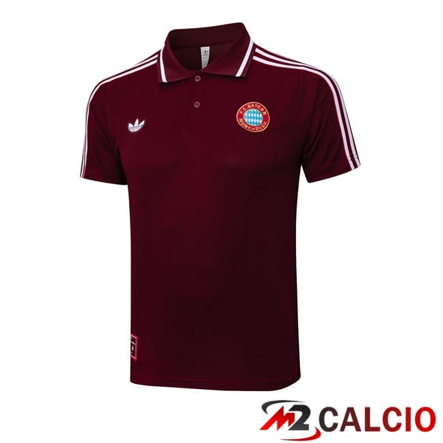 Maglie Calcio Personalizzate,Tute Calcio Squadre,Maglia Nazionale Italiana Calcio | Maglia Polo Bayern Monaco Marrone 2025/2026
