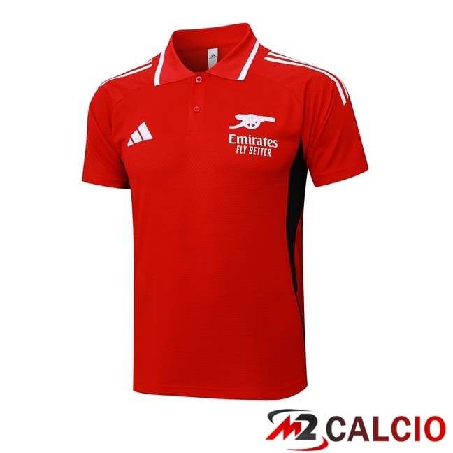 Maglia Polo Arsenal Rosso 2025/2026