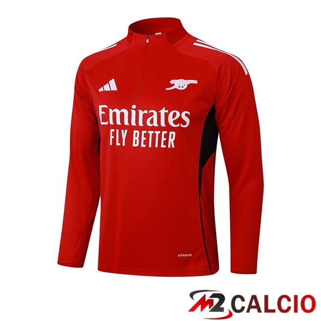 Maglie Calcio Personalizzate,Tute Calcio Squadre,Maglia Nazionale Italiana Calcio | Felpa Allenamento Arsenal Rosso 2025/2026