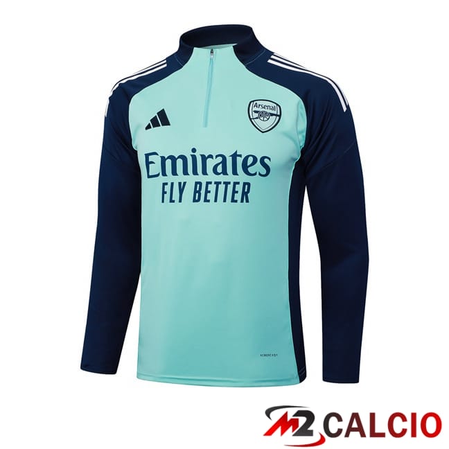 Maglie Calcio Personalizzate,Tute Calcio Squadre,Maglia Nazionale Italiana Calcio | Felpa Allenamento Arsenal Verde 2025/2026
