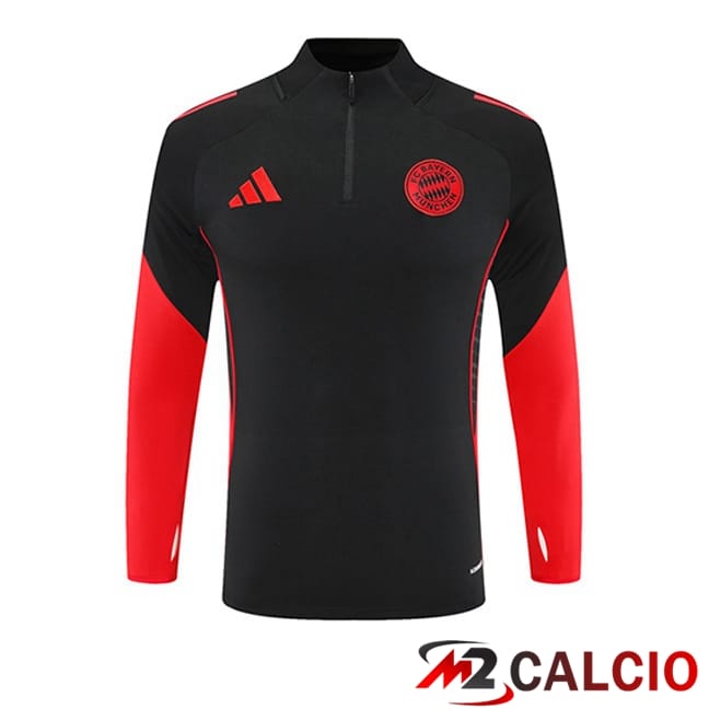 Maglie Calcio Personalizzate,Tute Calcio Squadre,Maglia Nazionale Italiana Calcio | Felpa Allenamento Bayern Monaco Nero 2025/2026