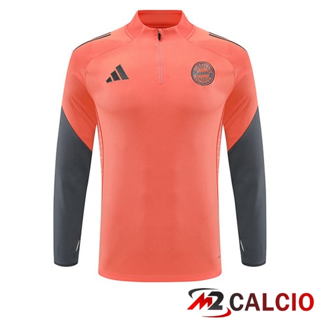Maglie Calcio Personalizzate,Tute Calcio Squadre,Maglia Nazionale Italiana Calcio | Felpa Allenamento Bayern Monaco Arancia 2025/2026