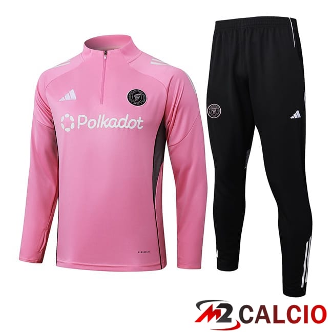 Maglie Calcio Personalizzate,Tute Calcio Squadre,Maglia Nazionale Italiana Calcio | Insieme Tuta Calcio Inter Miami CF Rosa 2025/2026