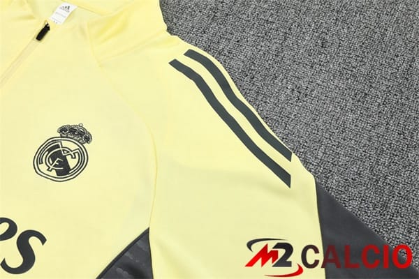 Insieme Tuta Calcio Real Madrid Giallo 2025/2026