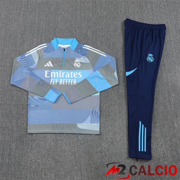Insieme Tuta Calcio Real Madrid Blu 2025/2026