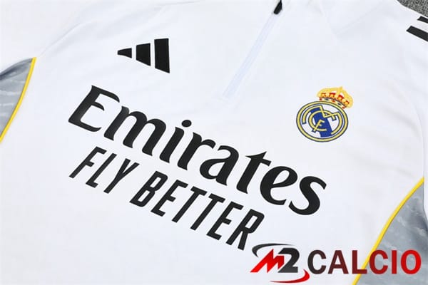 Insieme Tuta Calcio Real Madrid Bianco 2025/2026