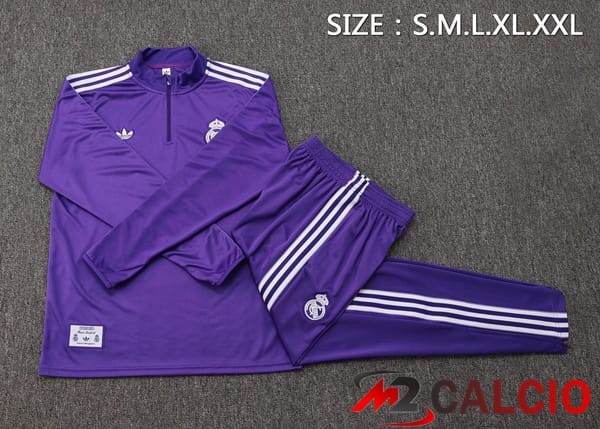 Insieme Tuta Calcio Real Madrid Viola 2025/2026