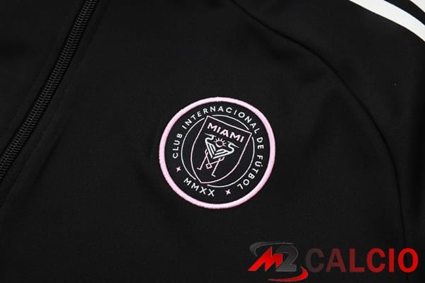 Insieme Tuta Calcio - Giacca Inter Miami CF Nero 2025/2026