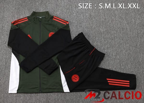 Insieme Tuta Calcio - Giacca Bayern Monaco Verde 2025/2026
