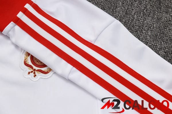 Insieme Tuta Calcio - Giacca Bayern Monaco Bianco 2025/2026