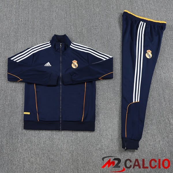 Insieme Tuta Calcio - Giacca Real Madrid Blu Reale 2025/2026