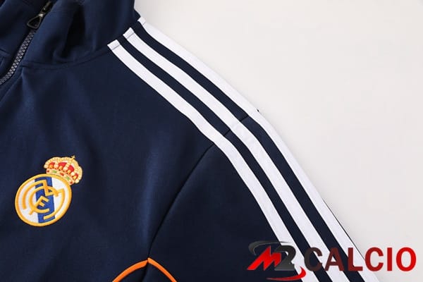 Insieme Tuta Calcio - Giacca Real Madrid Blu Reale 2025/2026