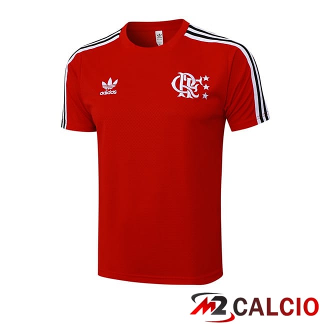 T Shirt Allenamento Flamengo Rosso 2025/2026
