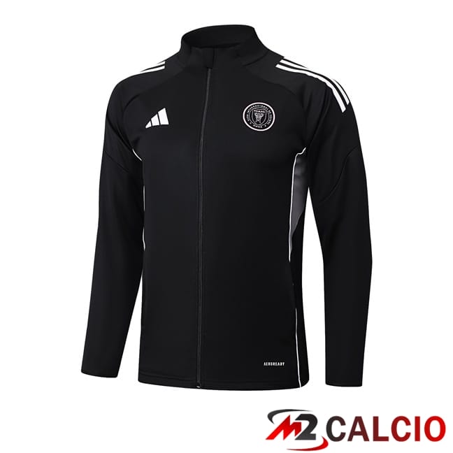 Maglie Calcio Personalizzate,Tute Calcio Squadre,Maglia Nazionale Italiana Calcio | Giacca Calcio Inter Miami CF Nero 2025/2026