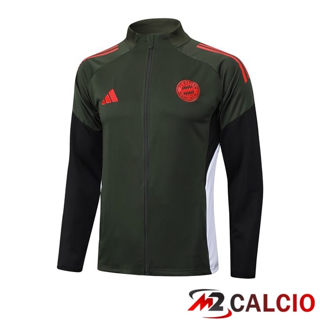 Maglie Calcio Personalizzate,Tute Calcio Squadre,Maglia Nazionale Italiana Calcio | Giacca Calcio Bayern Monaco Verde 2025/2026