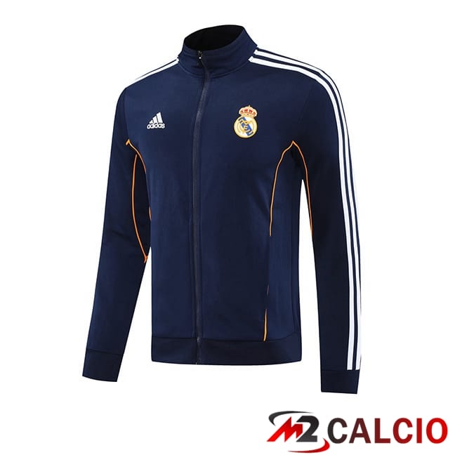 Maglie Calcio Personalizzate,Tute Calcio Squadre,Maglia Nazionale Italiana Calcio | Giacca Calcio Real Madrid Blu Reale 2025/2026