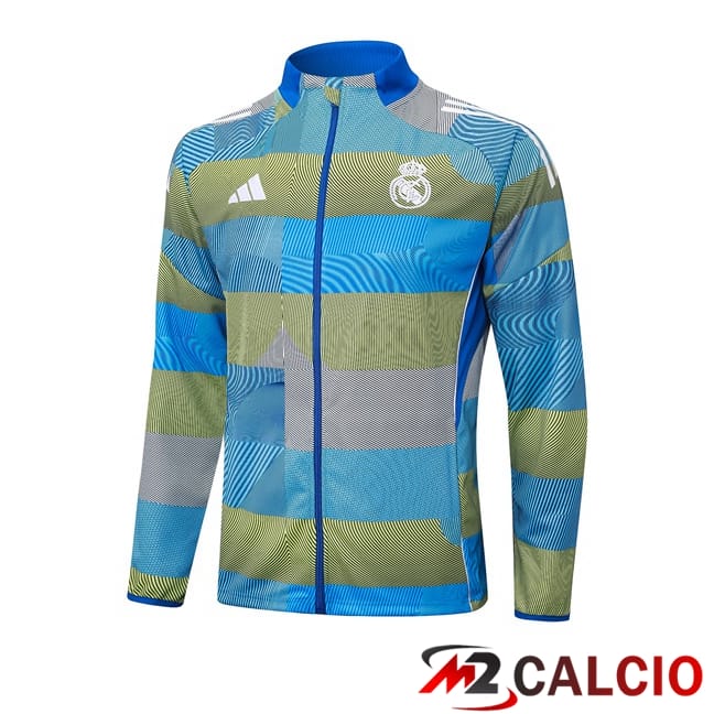 Maglie Calcio Personalizzate,Tute Calcio Squadre,Maglia Nazionale Italiana Calcio | Giacca Calcio Real Madrid Blu 2025/2026