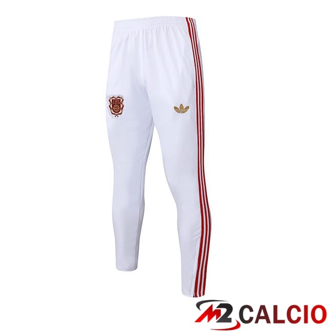 Maglie Calcio Personalizzate,Tute Calcio Squadre,Maglia Nazionale Italiana Calcio | Pantaloni Da Allenamento Bayern Monaco Bianco 2025/2026