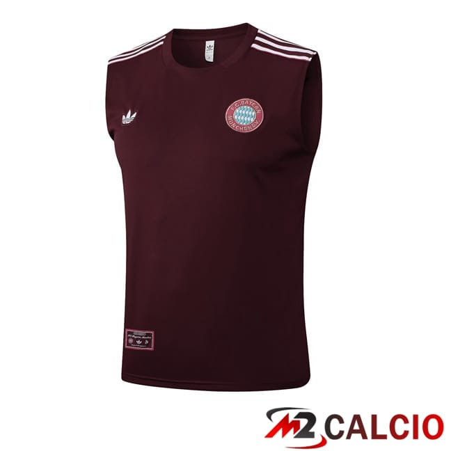 Maglie Calcio Personalizzate,Tute Calcio Squadre,Maglia Nazionale Italiana Calcio | Canotta Allenamento Bayern Monaco Marrone 2025/2026