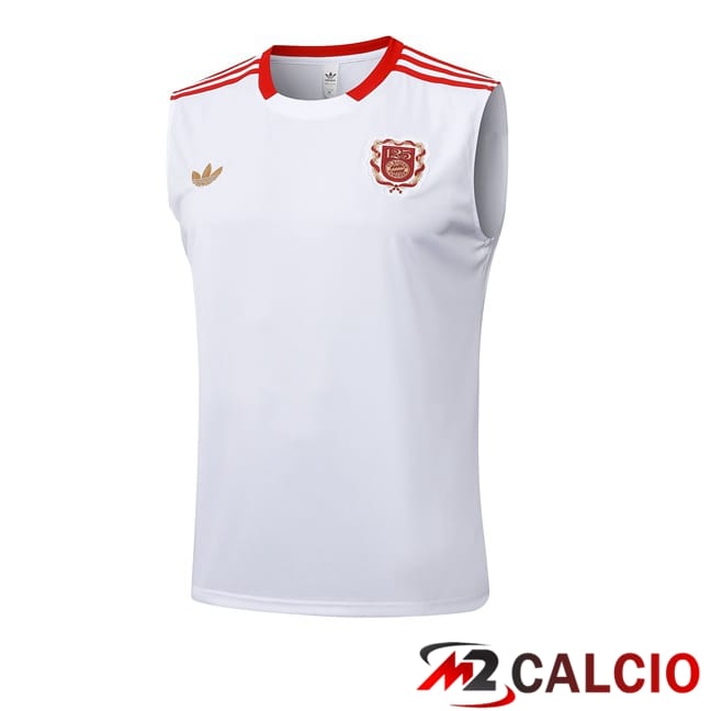 Maglie Calcio Personalizzate,Tute Calcio Squadre,Maglia Nazionale Italiana Calcio | Canotta Allenamento Bayern Monaco Bianco 2025/2026