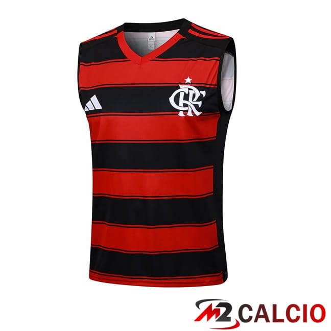 Maglie Calcio Personalizzate,Tute Calcio Squadre,Maglia Nazionale Italiana Calcio | Canotta Allenamento Flamengo Rosso Nero 2025/2026