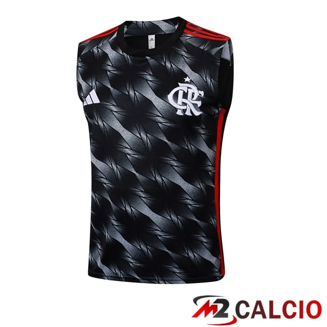 Maglie Calcio Personalizzate,Tute Calcio Squadre,Maglia Nazionale Italiana Calcio | Canotta Allenamento Flamengo Nero 2025/2026