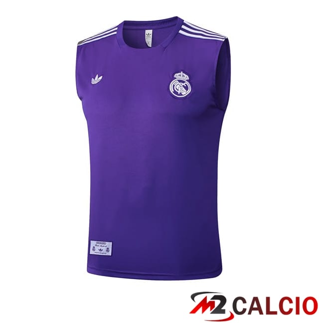 Maglie Calcio Personalizzate,Tute Calcio Squadre,Maglia Nazionale Italiana Calcio | Canotta Allenamento Real Madrid Viola 2025/2026