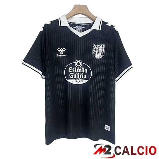 Maglie Calcio Personalizzate,Tute Calcio Squadre,Maglia Nazionale Italiana Calcio | Maglie Calcio Celta Vigo 100th Anniversary Edition Nero 2024/2025