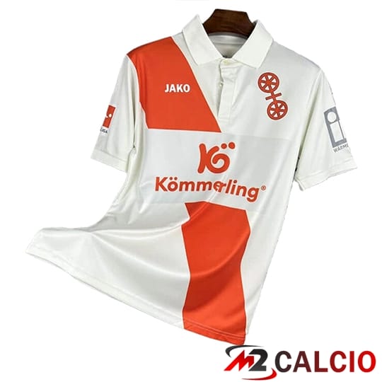 Maglie Calcio Personalizzate,Tute Calcio Squadre,Maglia Nazionale Italiana Calcio | Maglie Calcio Mainz 120th Anniversary Edition Bianco 2025/2026