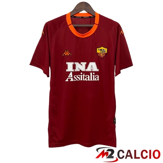 Maglie Calcio Personalizzate,Tute Calcio Squadre,Maglia Nazionale Italiana Calcio | Maglie Calcio As Roma Retro Prima 2000/2001
