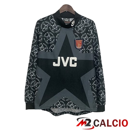 Maglie Calcio Personalizzate,Tute Calcio Squadre,Maglia Nazionale Italiana Calcio | Maglie Calcio Arsenal Retro Portiere Grigio 1994/1995