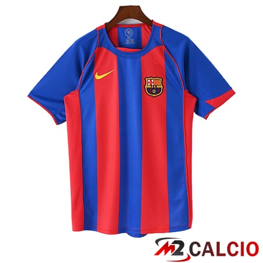 Maglie Calcio Personalizzate,Tute Calcio Squadre,Maglia Nazionale Italiana Calcio | Maglie Calcio FC Barcellona Retro Prima 2004/2005