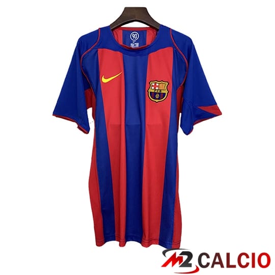 Maglie Calcio Personalizzate,Tute Calcio Squadre,Maglia Nazionale Italiana Calcio | Maglie Calcio FC Barcellona Retro Prima 2004/2005