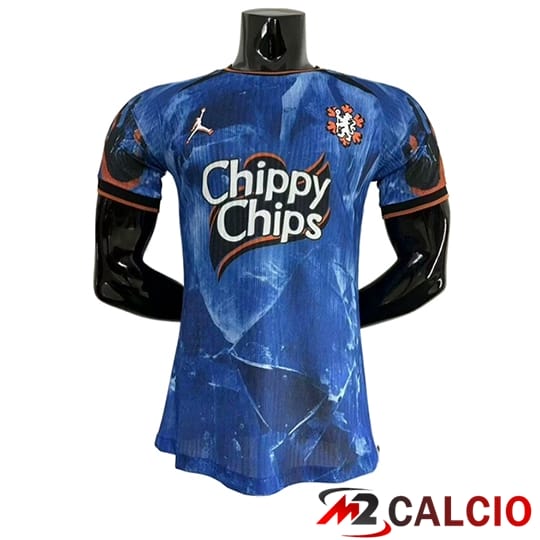 Maglie Calcio Personalizzate,Tute Calcio Squadre,Maglia Nazionale Italiana Calcio | Maglie Calcio Chelsea Special Edition Blu 2025/2026