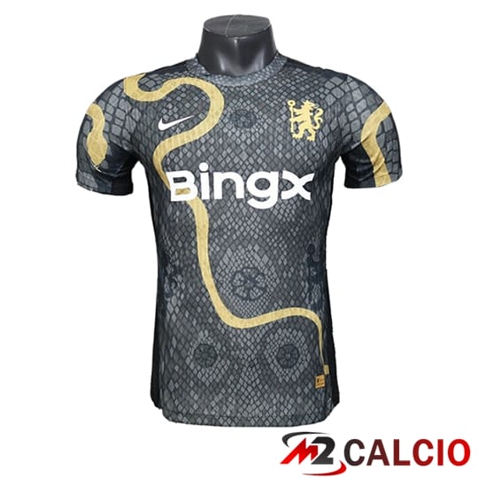 Maglie Calcio Personalizzate,Tute Calcio Squadre,Maglia Nazionale Italiana Calcio | Maglie Calcio Chelsea Special Edition Nero 2025/2026