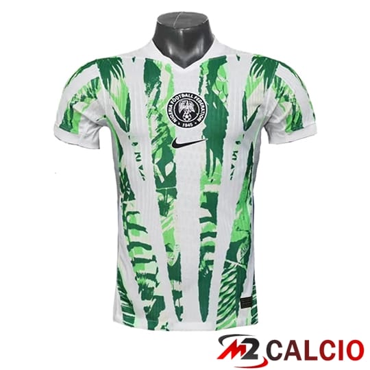 Maglie Calcio Personalizzate,Tute Calcio Squadre,Maglia Nazionale Italiana Calcio | Maglie Calcio Nigeria Special Edition Verde/Bianco 2025/2026