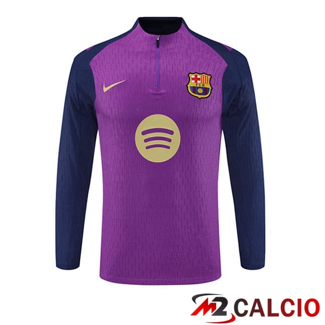 Maglie Calcio Personalizzate,Tute Calcio Squadre,Maglia Nazionale Italiana Calcio | Felpa Allenamento FC Barcellona Viola 2025/2026
