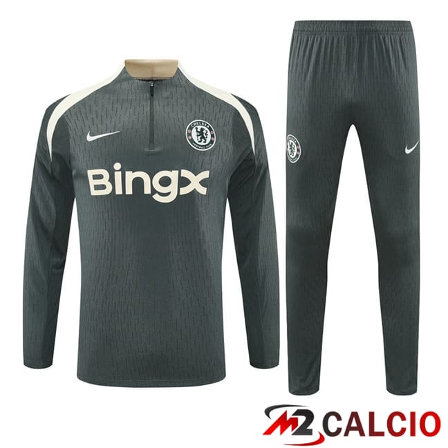 Maglie Calcio Personalizzate,Tute Calcio Squadre,Maglia Nazionale Italiana Calcio | Insieme Tuta Calcio FC Chelsea Verde 2025/2026