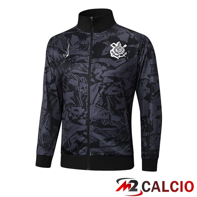 Maglie Calcio Personalizzate,Tute Calcio Squadre,Maglia Nazionale Italiana Calcio | Giacca Calcio Corinthians Nero 2025/2026