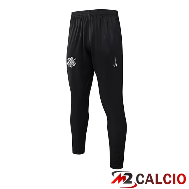 Maglie Calcio Personalizzate,Tute Calcio Squadre,Maglia Nazionale Italiana Calcio | Pantaloni Da Allenamento Corinthians Nero 2025/2026
